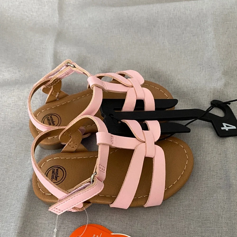 Wonder Nation Light Pink Kids Sandals